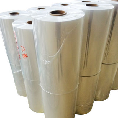 গুণ  Clear PE Shrink Wrap Film Printable Polyethylene Centerfold Shrink Wrap Film কারখানা