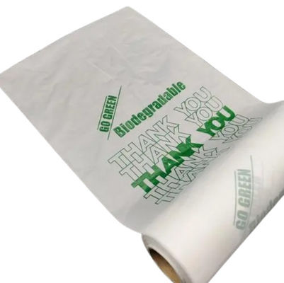 গুণ  Vest Carrier Biodegradable Reusable Shopping Bags Compostable Pollution Free কারখানা