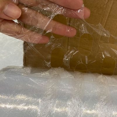 ভেন্টেড LDPE স্ট্রেচ ফিল্ম ছিদ্রযুক্ত প্যালেট মোড়ানো ফিল্ম