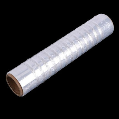 23 মাইক্রোন পুরুত্ব এবং 250% প্রসারিত সহ LDPE ভেন্টেড স্ট্রেচ ফিল্ম পরিষ্কার করুন