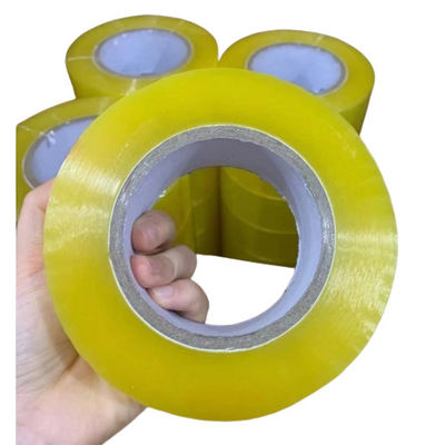 কম গোলমাল আঠালো BOPP প্যাকিং টেপ জাম্বো রোল 0.05mm বেধ