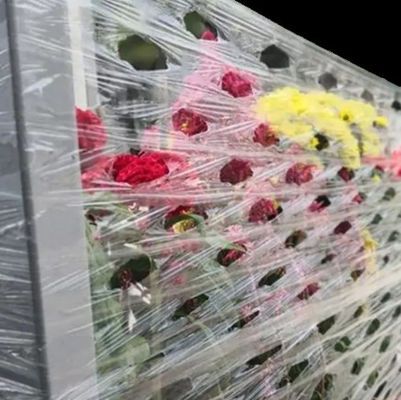 পেপার ইনার কোর 3&amp;quot; 76 মিমি সহ ছিদ্রযুক্ত LDPE স্ট্রেচ ফিল্ম